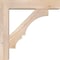Ekena Millwork Balboa Block Smooth Bracket w/ Offset Brace, Douglas Fir, 5 1/2"W x 24"D x 24"H BKT0604X24X24BOA05SDF - alternate 3